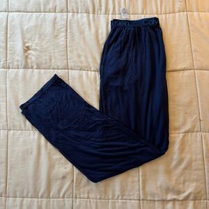 Men’s navy blue Calvin Klein pajama bottom pants